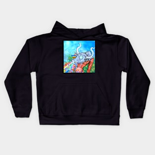 When Black Holes Feast on Screaming Stars Kids Hoodie